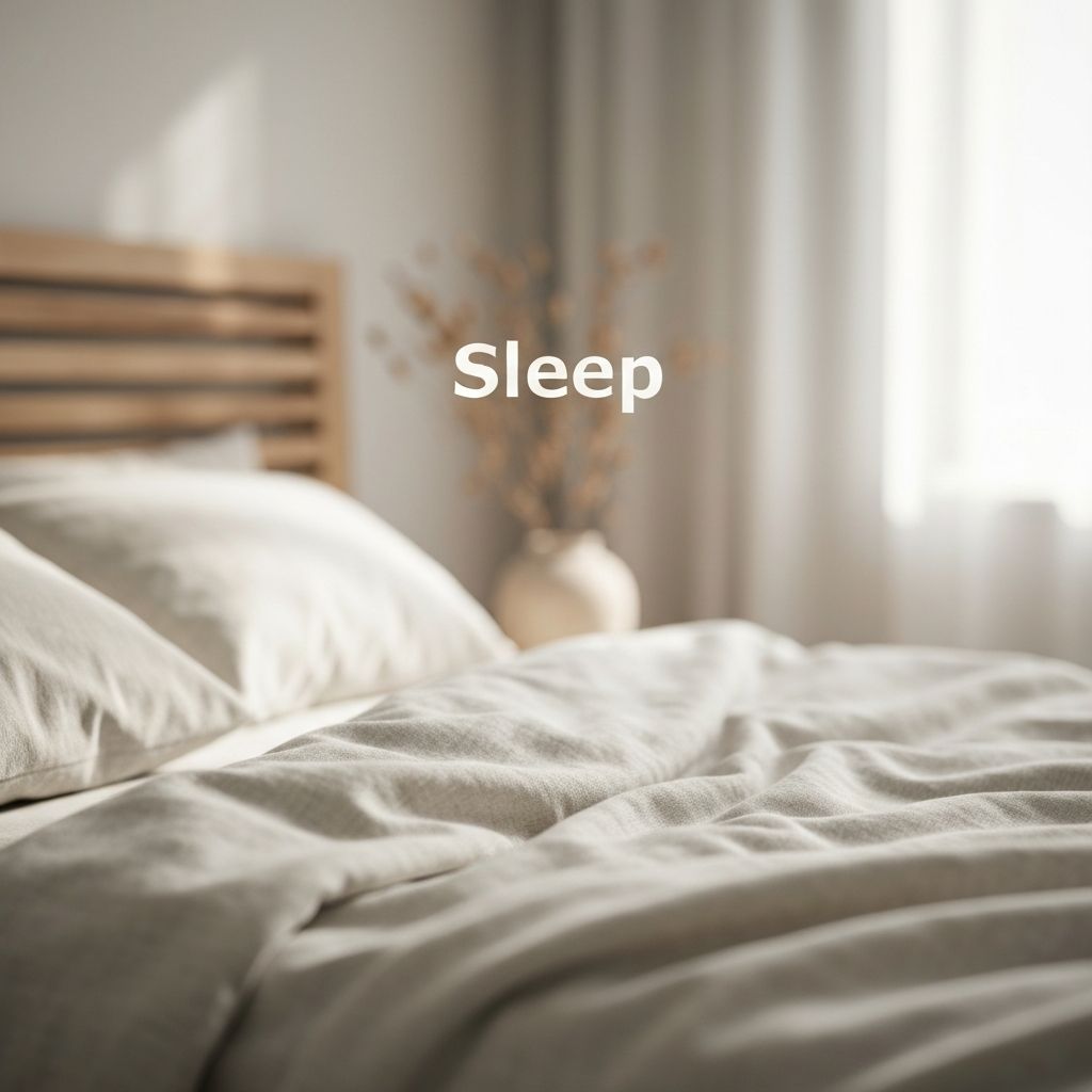 Peaceful representation of rest and recovery